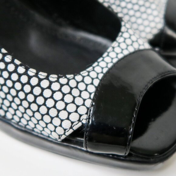 Vintage Y2K Bongo Polka Dot Slingback Pumps - Picture 8 of 15